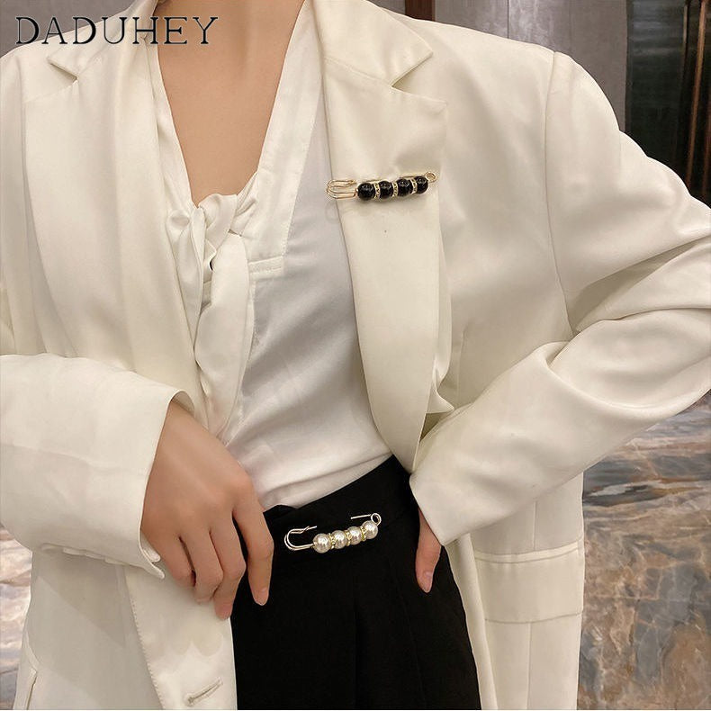DADUHEY Waist Adjuster Anti-Glare Brooch Pin Women