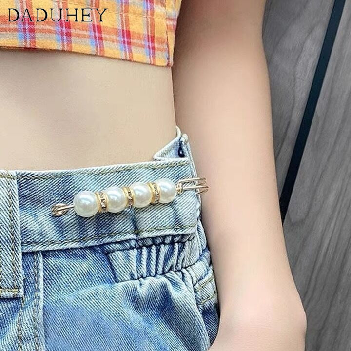 DADUHEY Waist Adjuster Anti-Glare Brooch Pin Women