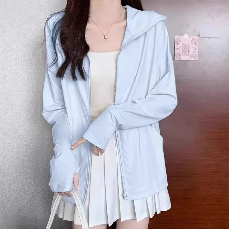 DaDuHey Sun Protection Clothing for Women Summer Essential Loose-Fitting Lightweight Thin Casual All-Match UV Protection | 1033