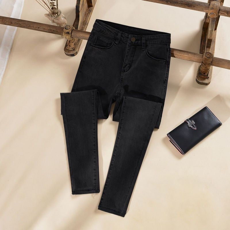 DADUHEY High-Waist Stretch Skinny Jeans Women | Slim Fit All-Match