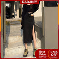 DADUHEY Korean Split Denim Skirt Women | High-Waist | 1025