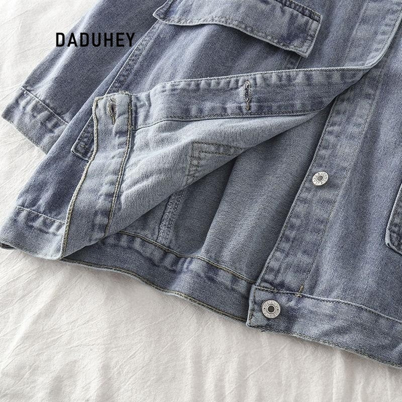 DADUHEY Korean Loose BF Style Denim Jacket Women | 6666