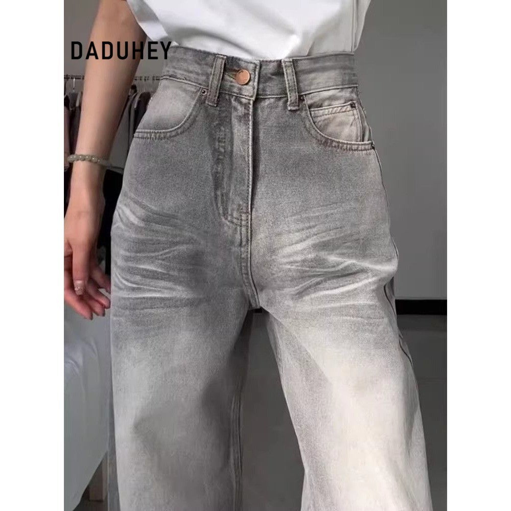 DADUHEY High-Waist Straight-Leg Jeans Women | Slimming Petite Fit
