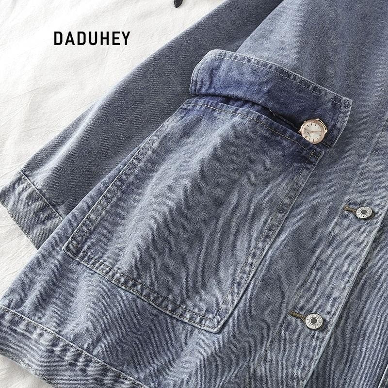 DADUHEY Korean Loose BF Style Denim Jacket Women | 6666