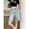 DaDuHey New Summer Hong Kong Style Loose Shorts Men's and Women's Sports Pants Summer Casual Pants