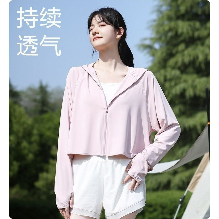 DADUHEY Outdoor Hooded Sun Protection Top Women | Wide Brim