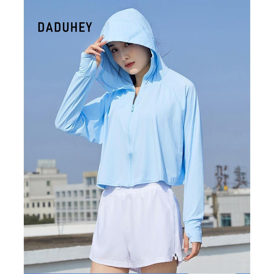 DADUHEY Outdoor Hooded Sun Protection Top Women | Wide Brim
