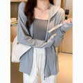 DaDuHey Sun Protection Clothing for Women Summer Essential Loose-Fitting Lightweight Thin Casual All-Match UV Protection | 1033