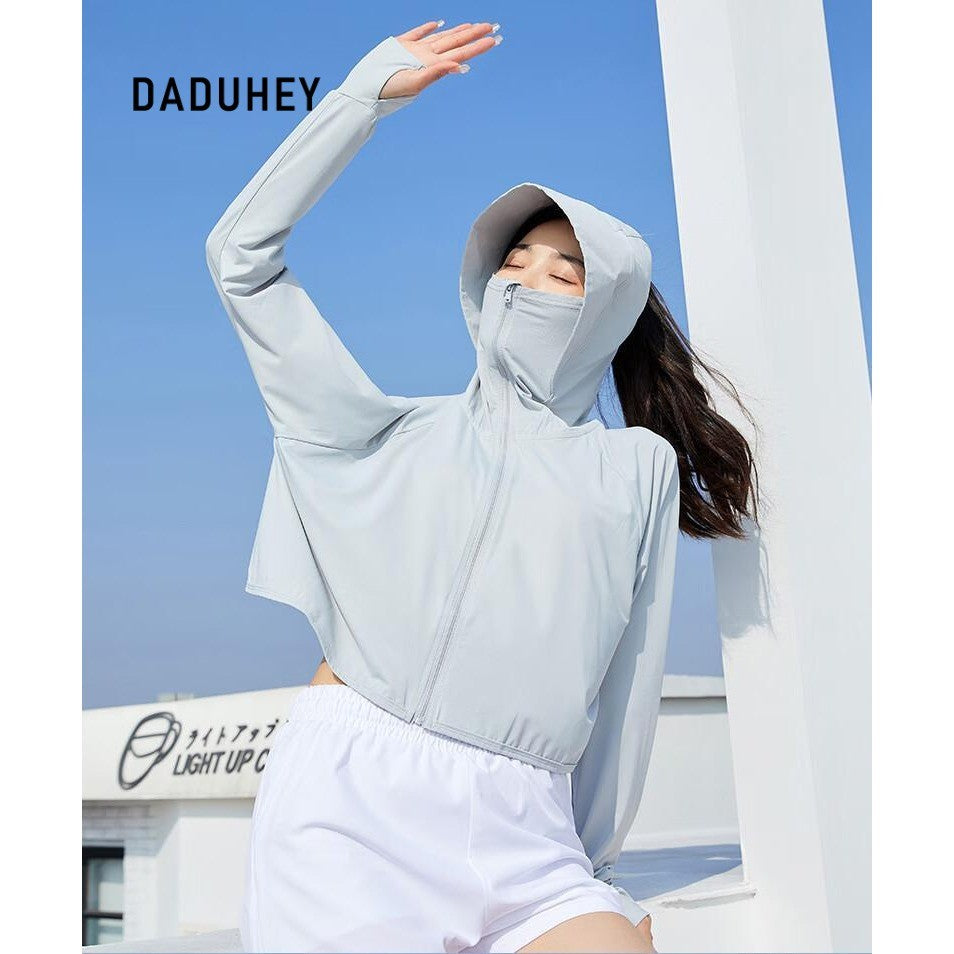 DADUHEY Outdoor Hooded Sun Protection Top Women | Wide Brim