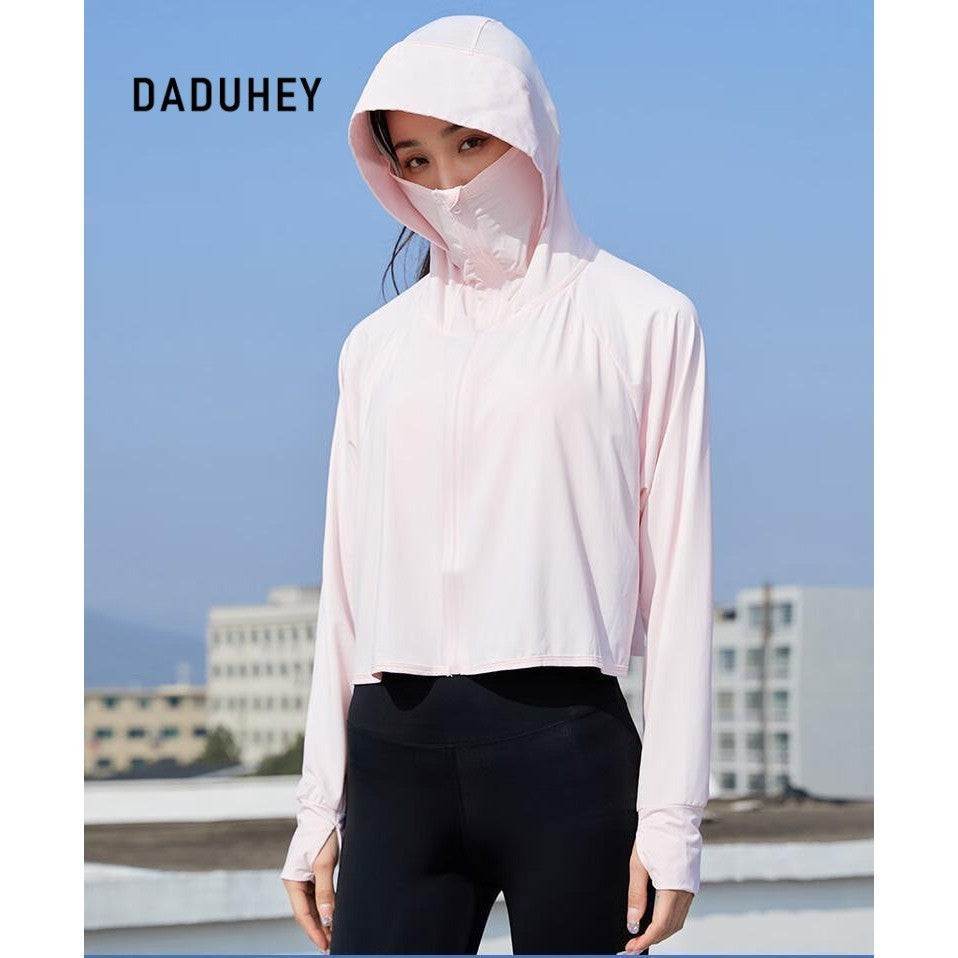 DADUHEY Outdoor Hooded Sun Protection Top Women | Wide Brim