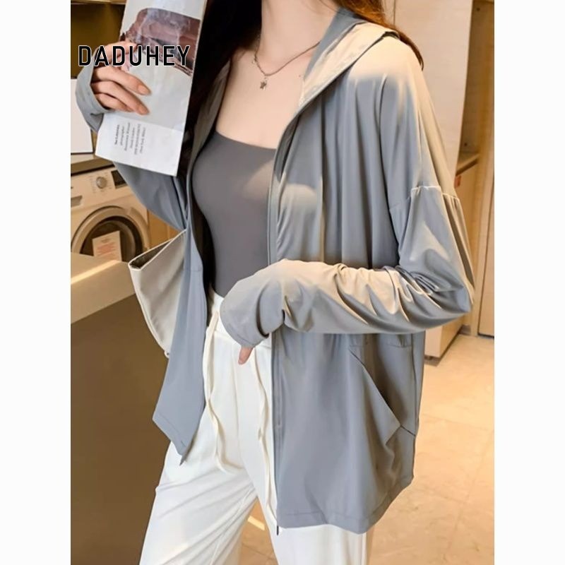 DaDuHey Sun Protection Clothing for Women Summer Essential Loose-Fitting Lightweight Thin Casual All-Match UV Protection | 1033