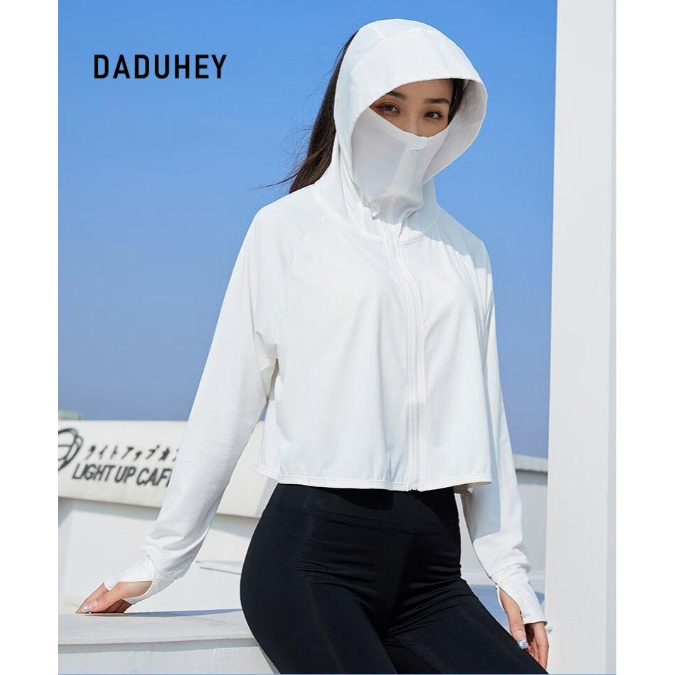 DADUHEY Outdoor Hooded Sun Protection Top Women | Wide Brim