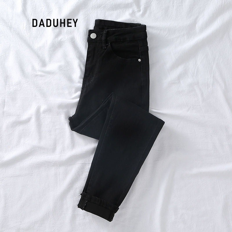 DADUHEY High-Waist Stretch Skinny Jeans Women | Slim Fit All-Match