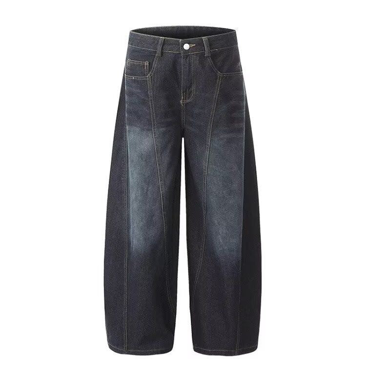 DADUHEY Retro Loose Mop Wide-Leg Jeans Women | 1963